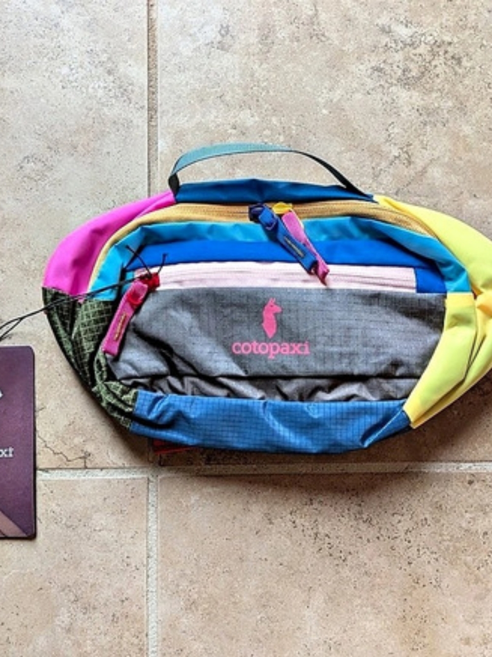 Cotopaxi Kapai 3L Hip Pack - Del Día Color Block Blue & Pink